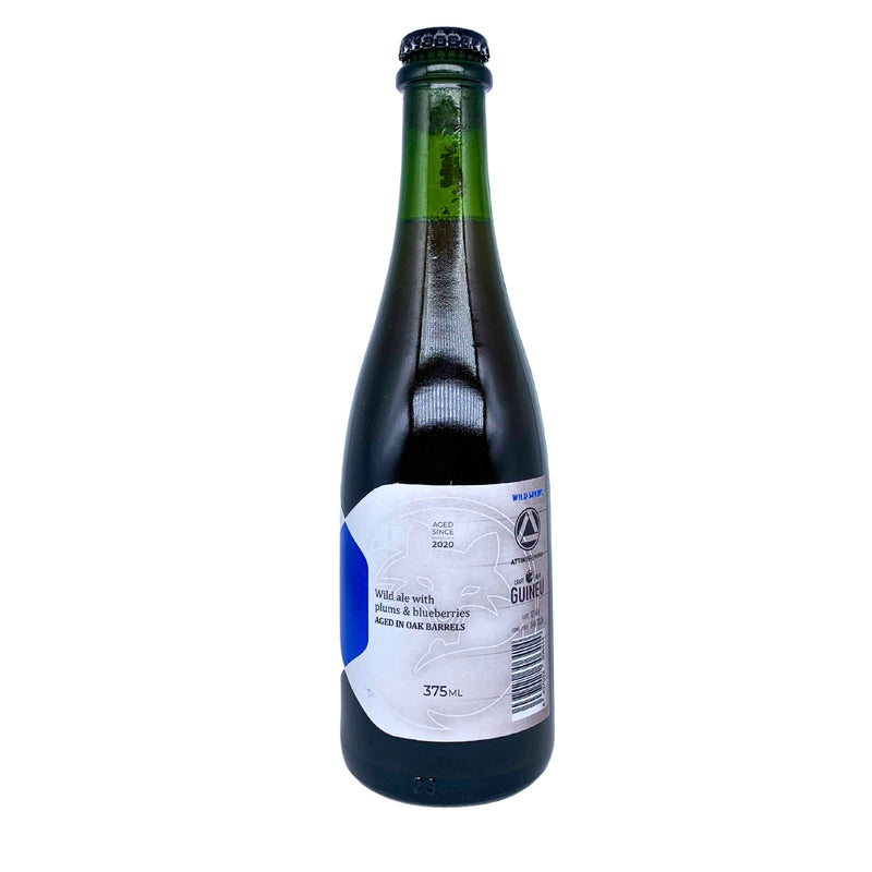 Attik Brewing & Guineu Arana Blues Barrel Aged Wild Ale con arándanos y ciruelas 37,5cl