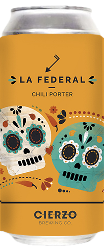 Cierzo Brewing La Federal Chili Porter 44cl