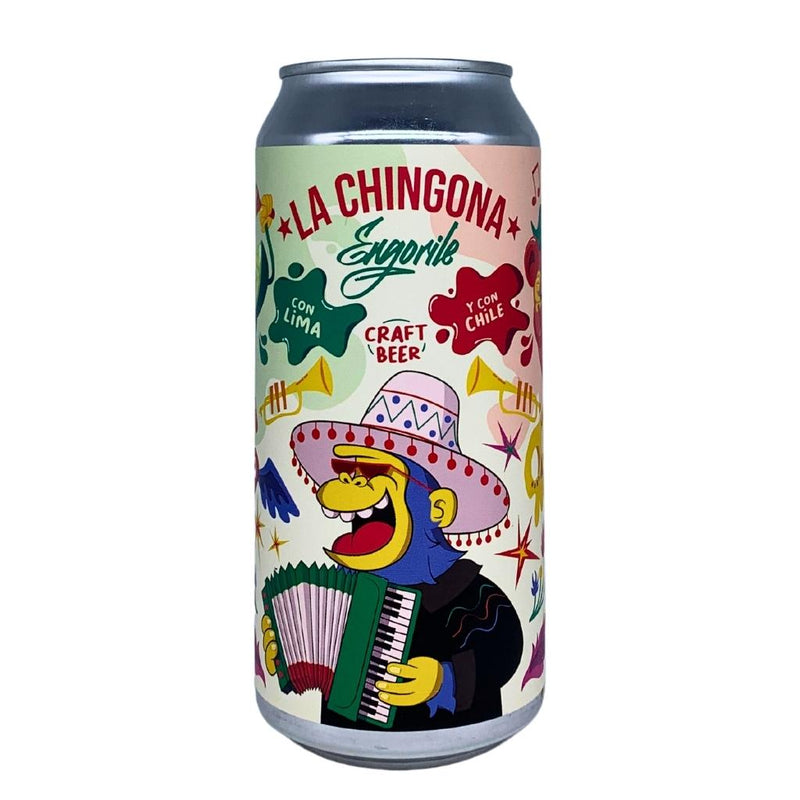 Engorile La Chingona Mexikanisches Lagerbier mit Limette und Chile 44cl