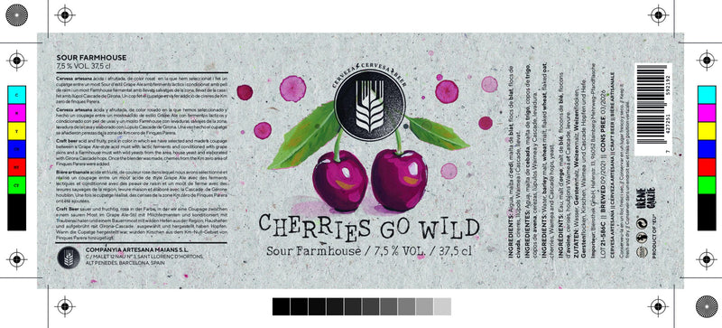 Spike Cherries Go Wild Sour Farmhouse Barrel Aged 37,5 cl