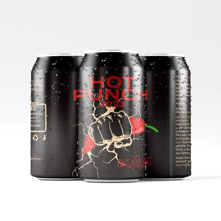 Octavo Arte Hot Punch 2023 Barrel Aged Spicy Imperial Stout 33cl