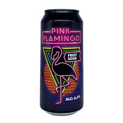 La Grúa Pink Flamingo Fruit Sour con grosella roja y frambuesa 44cl - Beer Sapiens