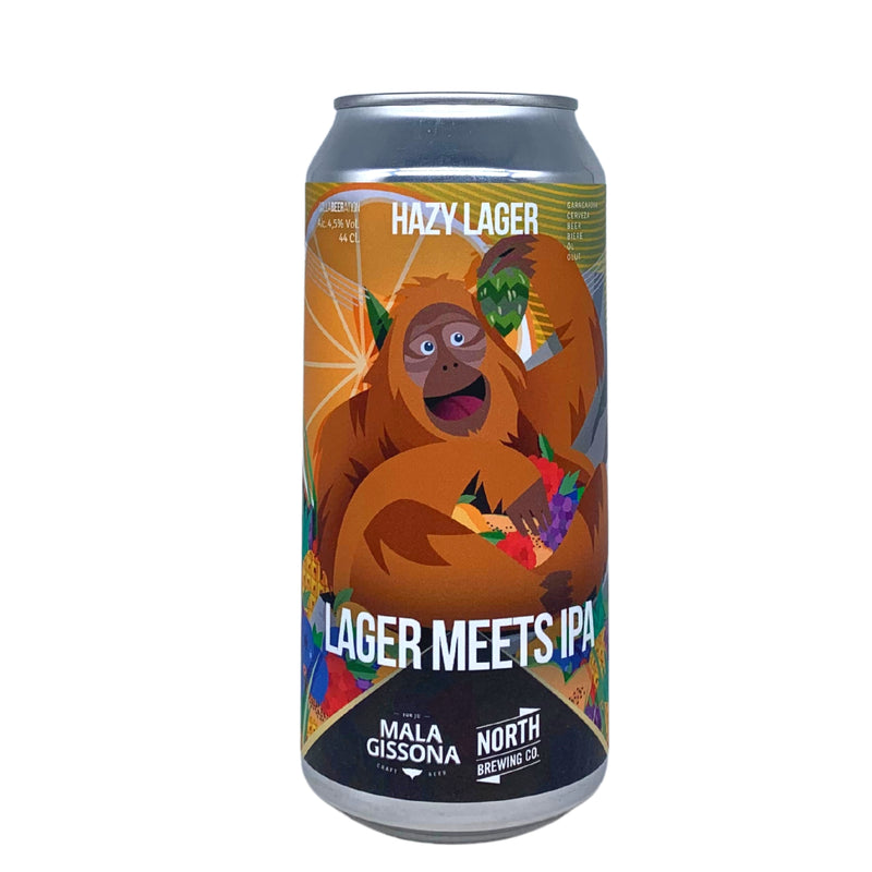 Mala Gissona & North Brewing Co Lager Meets IPA Hazy Lager 44cl