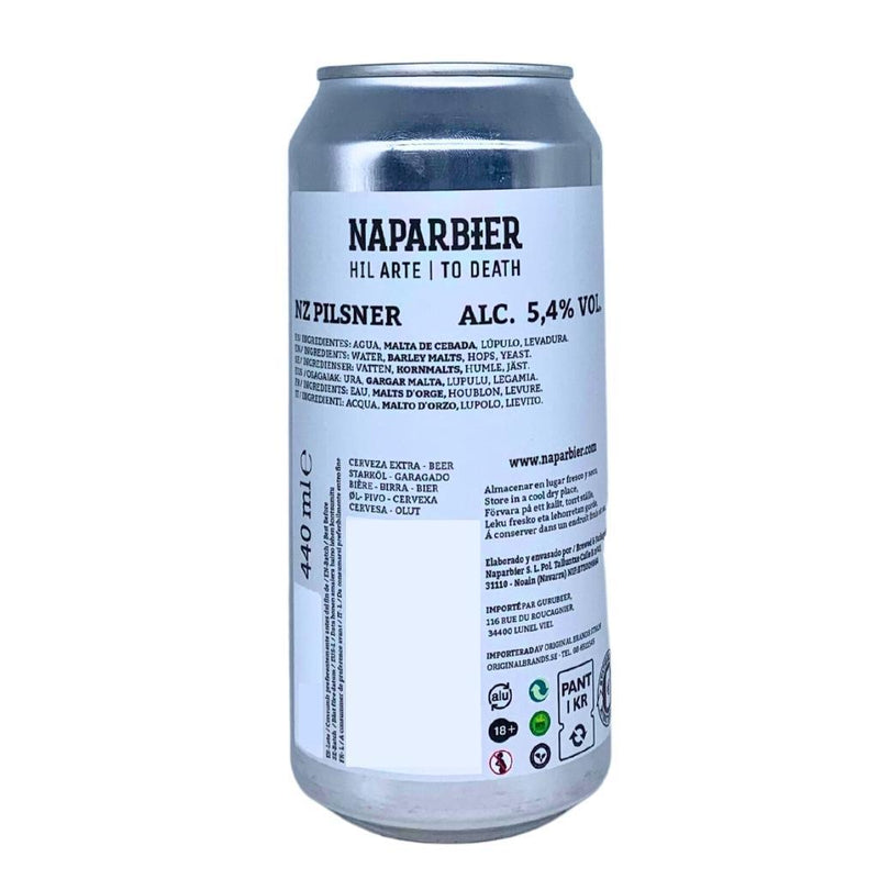 Naparbier Aotearoa New Zeland Pilsner 44cl - Beer Sapiens