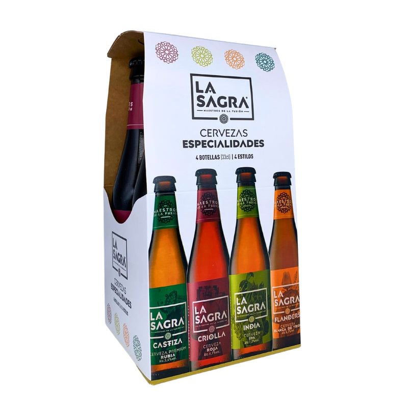Pack Regalo 4 Cervezas La Sagra
