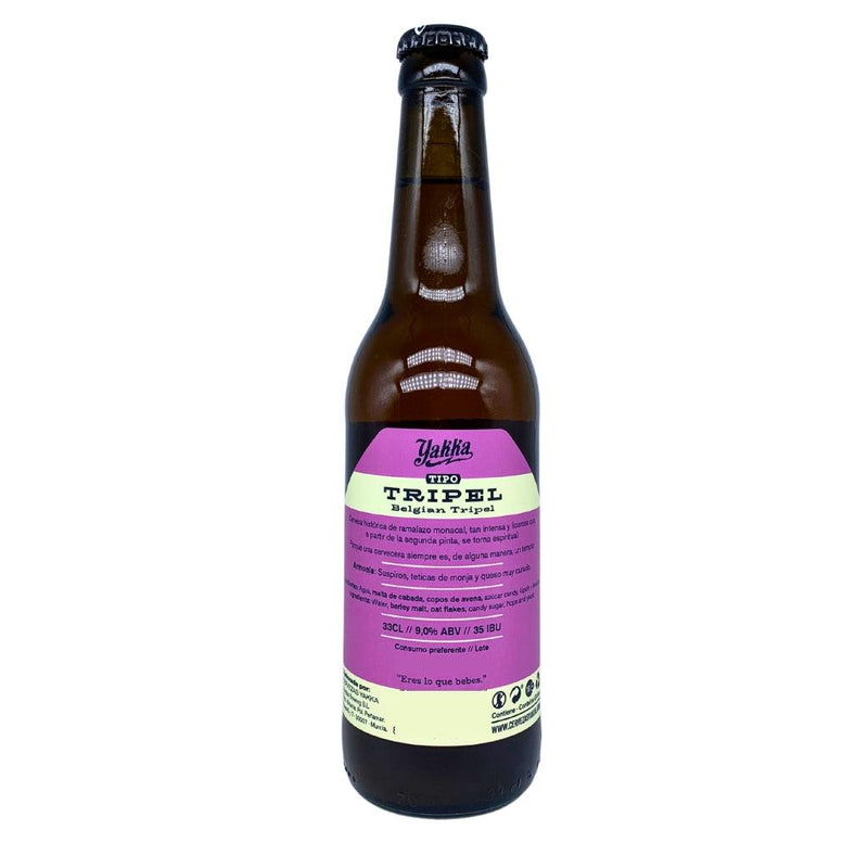 Yakka Tipo Belgian Tripel 33cl - Beer Sapiens