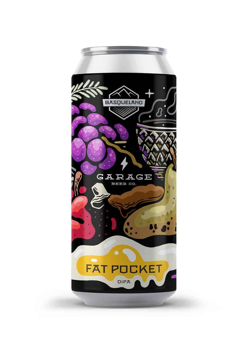 Basqueland & Garage Beer Fat Pocket Doble IPA 44cl - Beer Sapiens