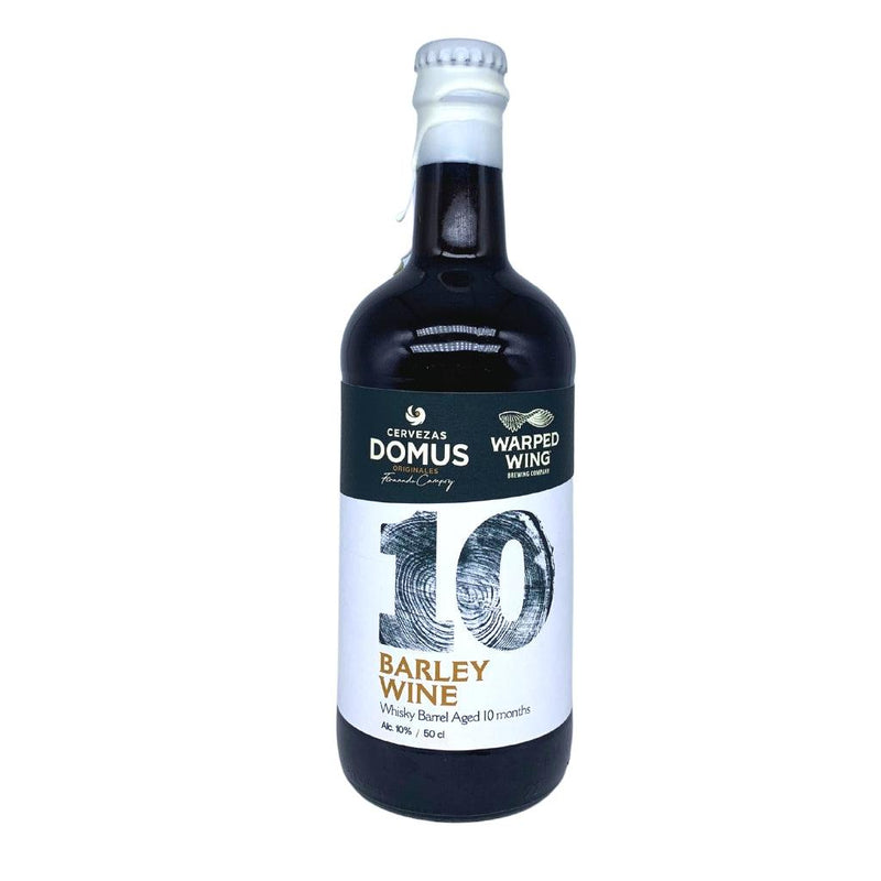 Domus & Warped Wing Barley Wine 10 Whisky Barrel Aged 10 months 50cl - Beer Sapiens