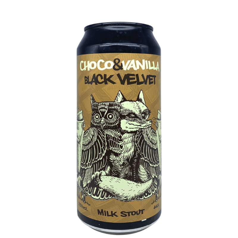 Guineu y La Quince Choco & Vanilla Black Velvet Milk Stout 44cl - Beer Sapiens