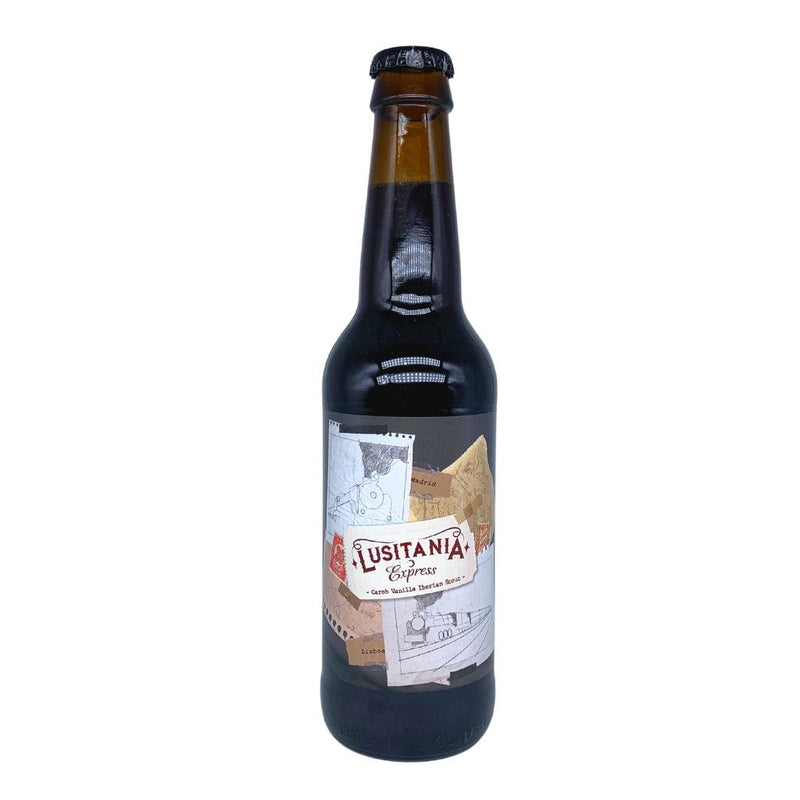 Invisible & Barona Lusitania Express Iberian Stout con algarroba y vainilla 33cl - Beer Sapiens