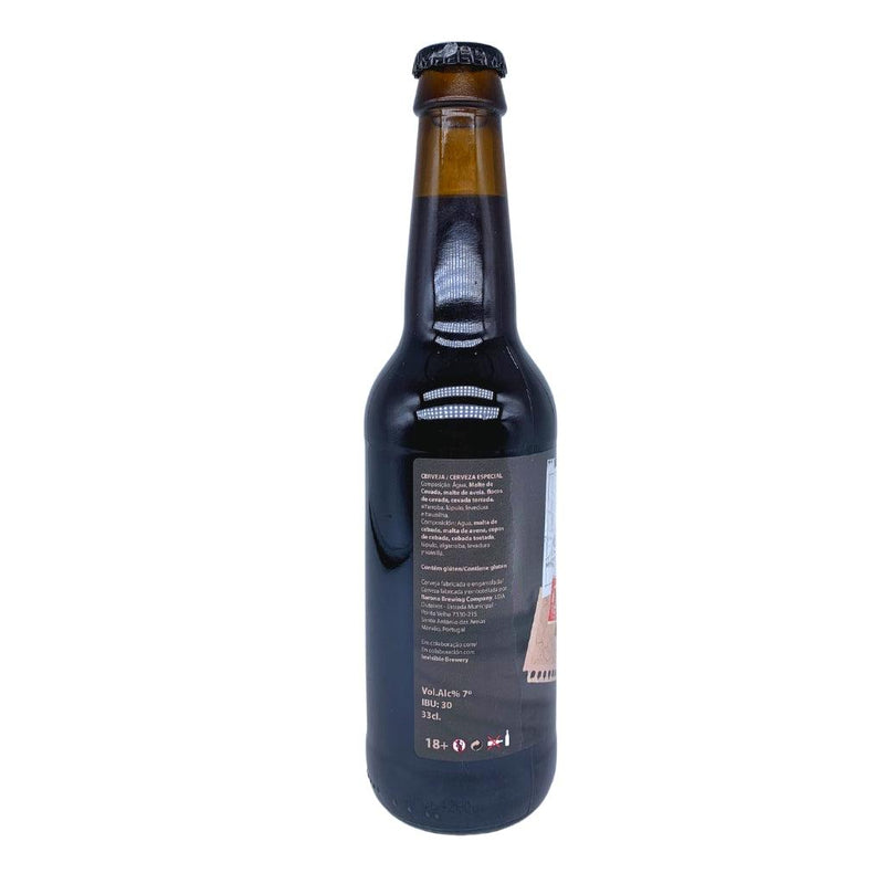 Invisible & Barona Lusitania Express Iberian Stout con algarroba y vainilla 33cl - Beer Sapiens