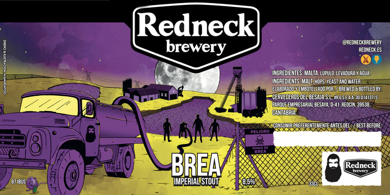 Redneck Brea Imperial Stout 33cl - Beer Sapiens