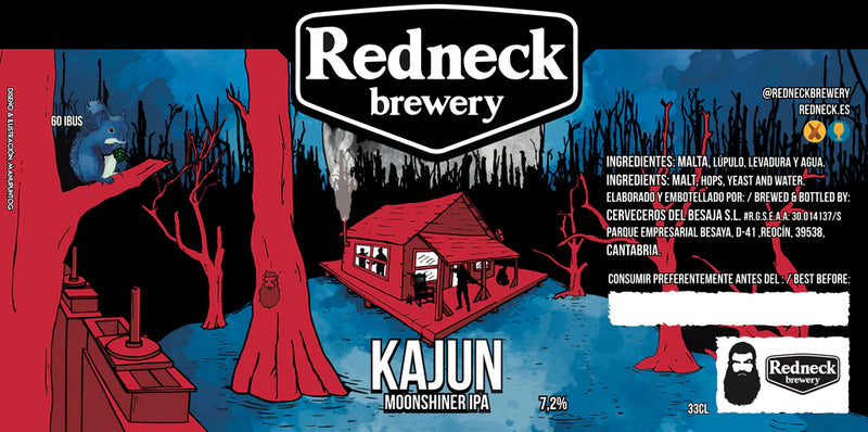 Redneck Kajun American IPA 33cl - Beer Sapiens