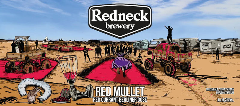 Redneck Red Mullet Berliner Gose 33cl - Beer Sapiens