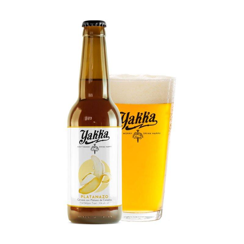 Yakka Platanazo Fruit Belgian Tripel 33cl - Beer Sapiens