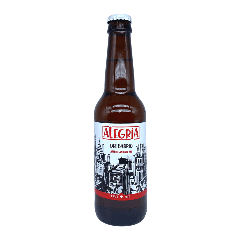Alegría del Barrio American Pale Ale Sin Gluten 33cl - Beer Sapiens