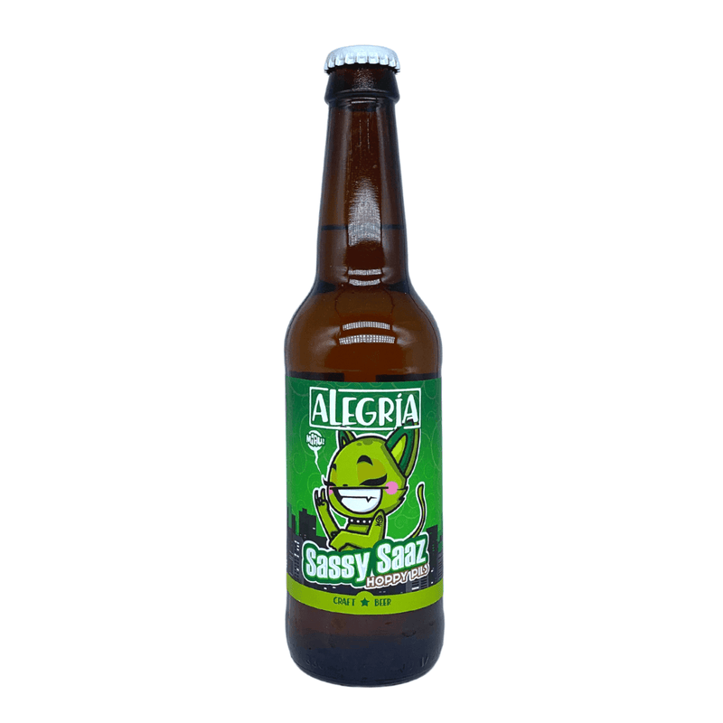 Alegría Sassy Saaz Hoppy Pils sin gluten 33cl - Beer Sapiens