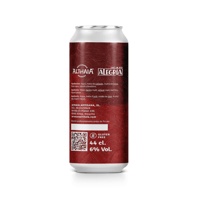 Althaia y Alegría Ryüjin Sour Fruit Beer SIN Gluten 44cl - Beer Sapiens