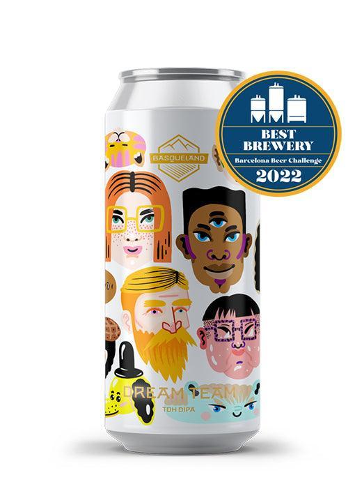 Basqueland Dream Team TDH Doble IPA 44cl - Beer Sapiens