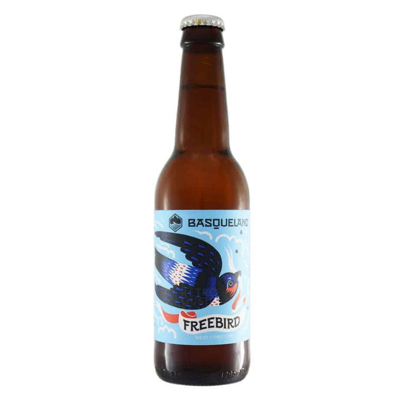 Basqueland Freebird West Coast IPA sin gluten 33cl - Beer Sapiens