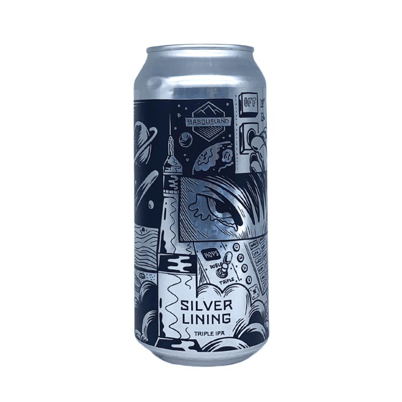 Basqueland Silver Lining Triple IPA 44cl - Beer Sapiens