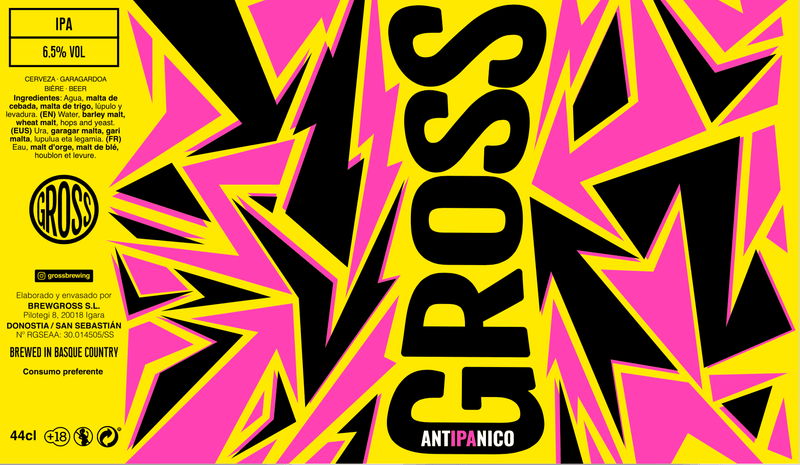 Gross Antipanico IPA 44cl - Beer Sapiens