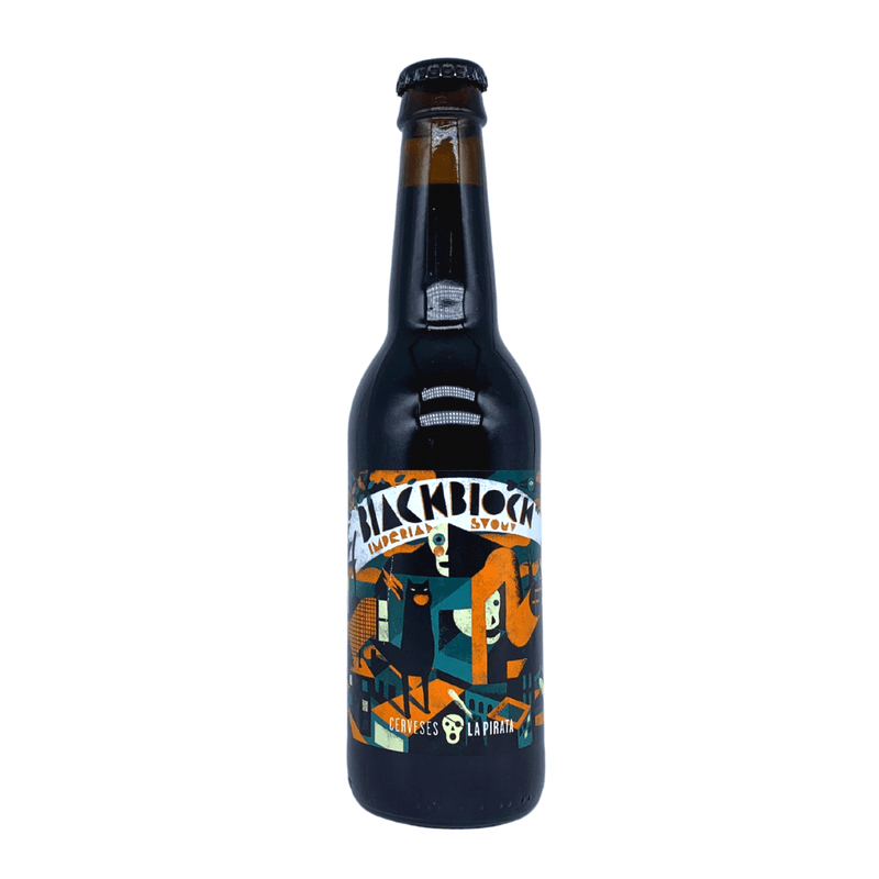 La Pirata Black Block Imperial Stout 33cl - Beer Sapiens