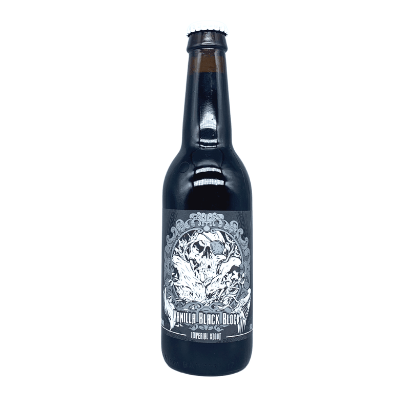 La Quince & La Pirata & Guineu Vainilla Black Block Russian Imperial Stout 2022 33cl - Beer Sapiens