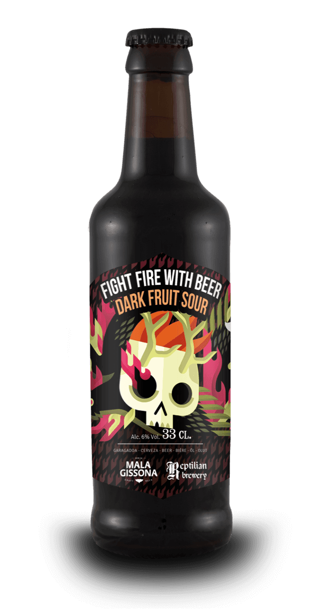 Mala Gissona Fight Fire With Beer Dark Fruit Sour 33cl - Beer Sapiens
