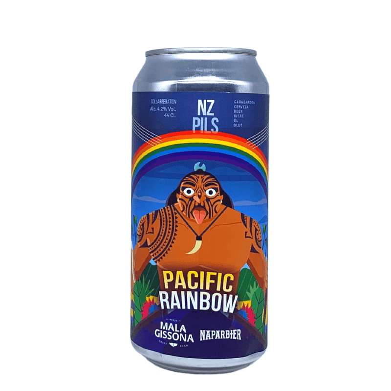 Mala Gissona y Naparbier Pacific Rainbow NZ Pils 44cl - Beer Sapiens