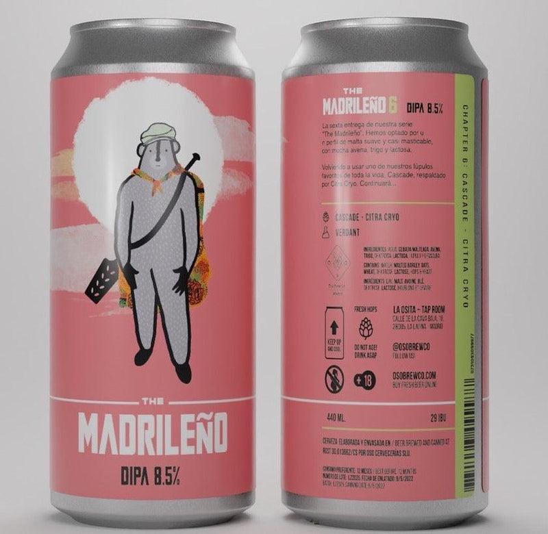 Oso Brew The Madrileño Chapter 6 Doble IPA 44cl - Beer Sapiens