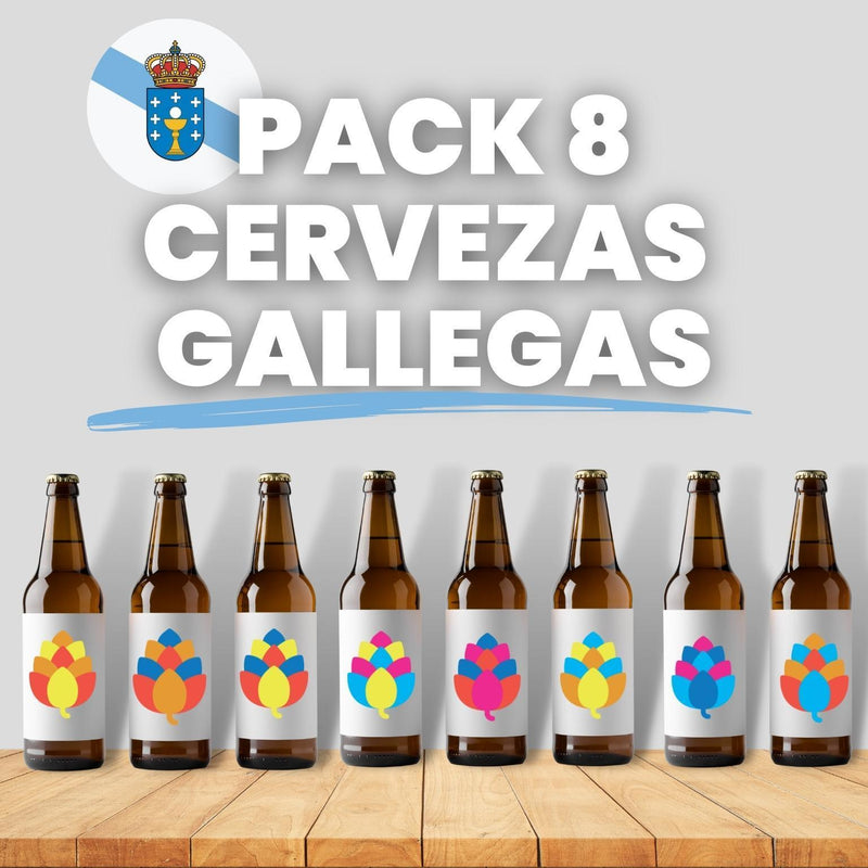 Pack 8 Cervezas Artesanas Gallegas - Beer Sapiens
