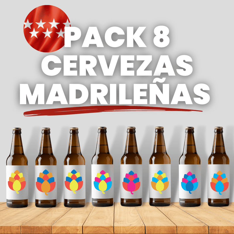Pack 8 Cervezas Artesanas Madrileñas - Beer Sapiens
