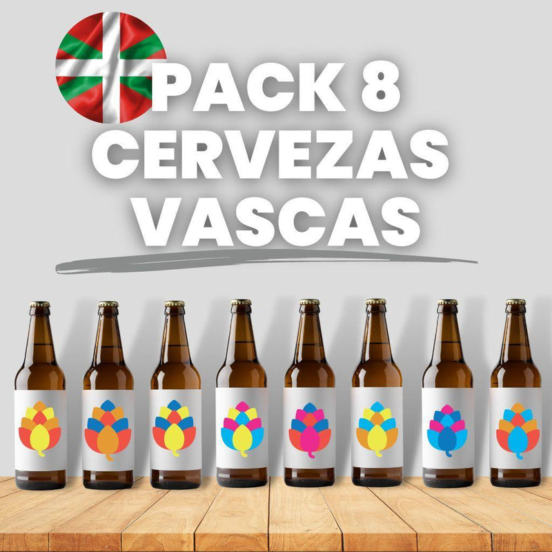Pack 8 Cervezas Artesanas Vascas - Beer Sapiens