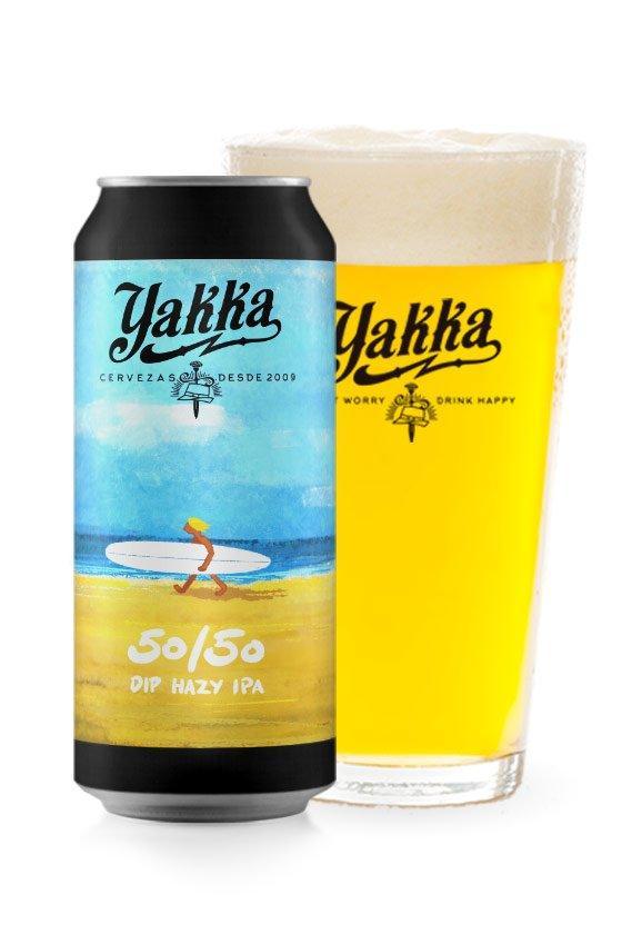 Yakka 50/50 DIP Hazy IPA 44cl - Beer Sapiens